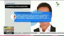 Nasralla llama al pueblo hondureño a defender el voto en las calles