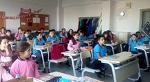 Fatsa Sakarya ortaokulu 6/Ç öğrencilerinden 10 Kasım etkinliği