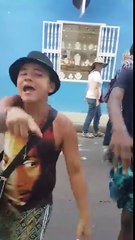 Freestyle rap in street very perfect of people on street GOOD AND GOOD