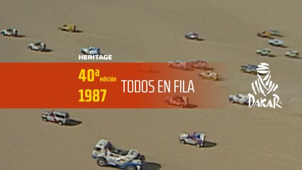 40° edición - N°16 - Todos en fila - Dakar 2018
