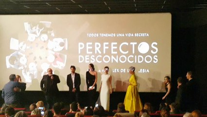 Premiere "Perfectos desconocidos", con Álex de la Iglesia, Eduardo Noriega, Pepón Nieto, Dafne Fernández y Juana Acosta