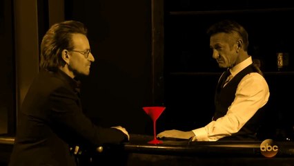 U2 - HD Bono and Chris Martin Sing 'One for My Baby' with Sean Penn Cameo