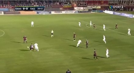 Oscar Hiljemark Goal HD -  Panachaiki	0-1	Panathinaikos 29.11.2017