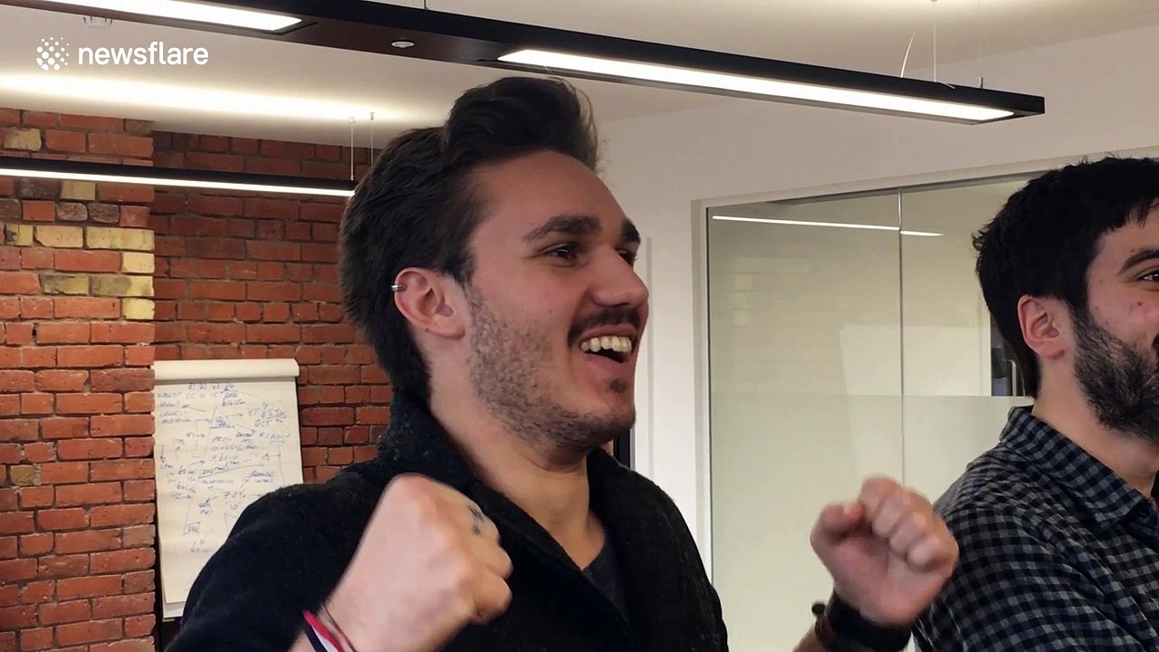 These two fanboys REALLY love the latest Marvel...