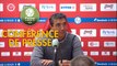 Conférence de presse Stade de Reims - AJ Auxerre (2-0) : David GUION (REIMS) - Francis GILLOT (AJA) - 2017/2018