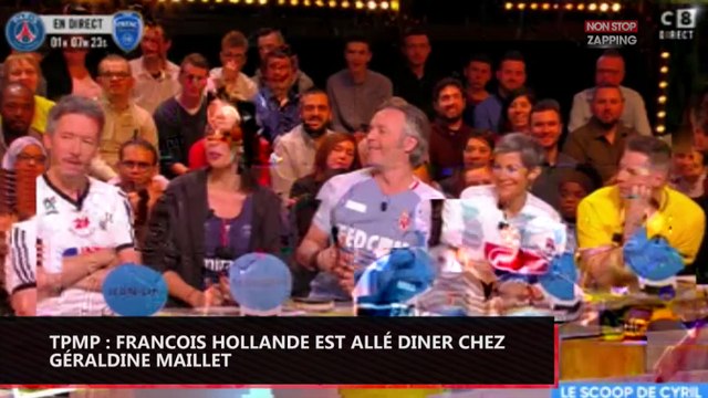TPMP : François Hollande est allé dîner chez Géraldine Maillet, la chroniqueuse raconte (vidéo)
