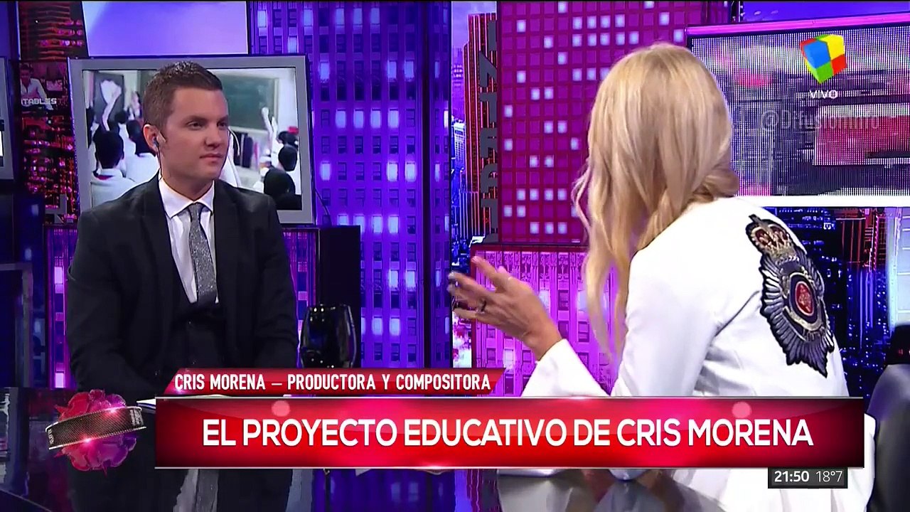 CRIS MORENA con SANTIAGO DEL MORO en INTRATABLES HD | 28-11-2017 | @DifusionInfo
