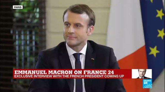 EXCLUSIVE - Interview with the French president Emmanuel Macron