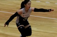 佐藤円選手(Tsubura Sato)ﾌﾟﾚｽﾃｰｼﾞ･ｲﾝﾀｰﾅｼｮﾅﾙ ｱﾗﾝﾏｰﾚ【女子ﾊﾞﾚｰﾎﾞｰﾙVﾁｬﾚﾝｼﾞﾘｰｸﾞⅡ2017-2018】2017.11.11青山学院大学体育館