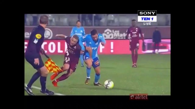 0-1 Florian Thauvin Goal France Ligue 1 - 29.11.2017 FC Metz 0-1 Olympique Marseille