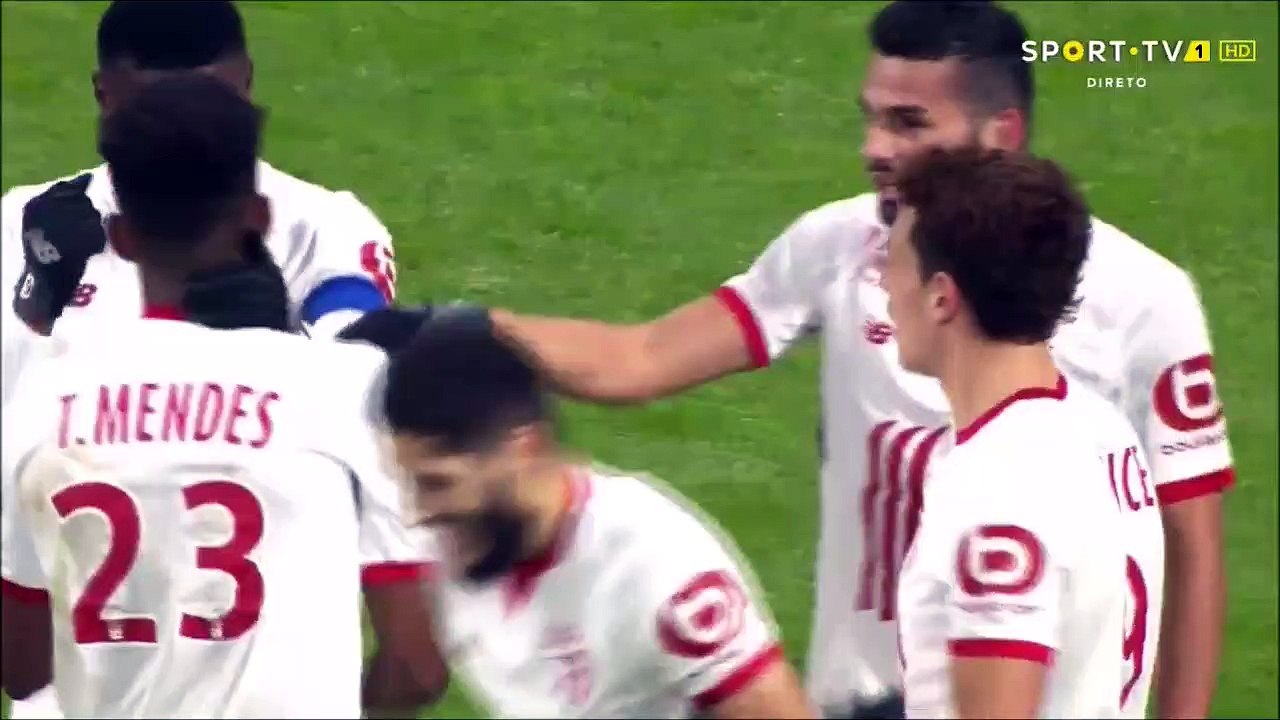 0-1 Thiago Mendes Goal France  Ligue 1 - 29.11.2017 Lyon 0-1 Lille OSC