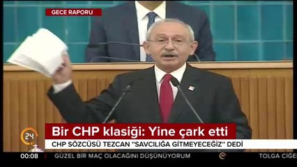 Bir CHP klasiği: Yine çark etti