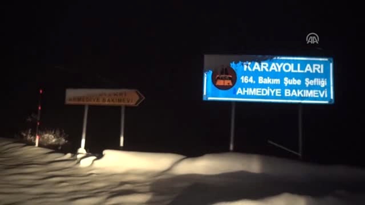Erzincan'da Kar Yağışı Ulaşımı Olumsuz Etkiliyor