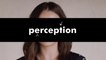 self(i.e.) series: perception