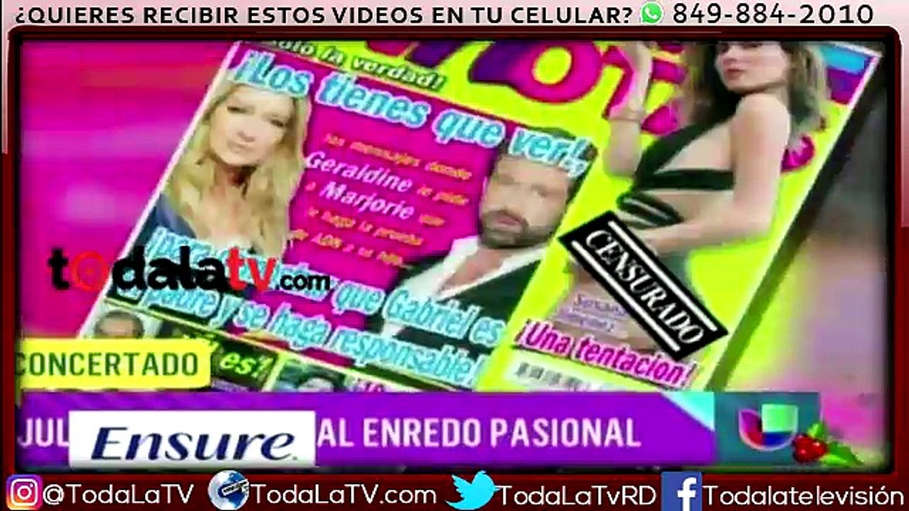 Julian Gil: Nunca he pensado que Matias no es mi hijo-El Gordo Y La Flaca-Video