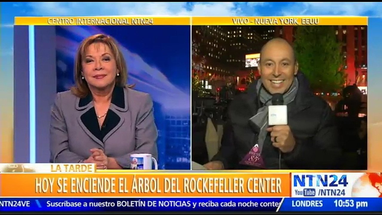 Nueva York está a la expectativa del encendido del árbol navideño del Rockefeller Center