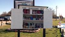 North Carolina Business Has `Blessing Box` to Help Those in Need