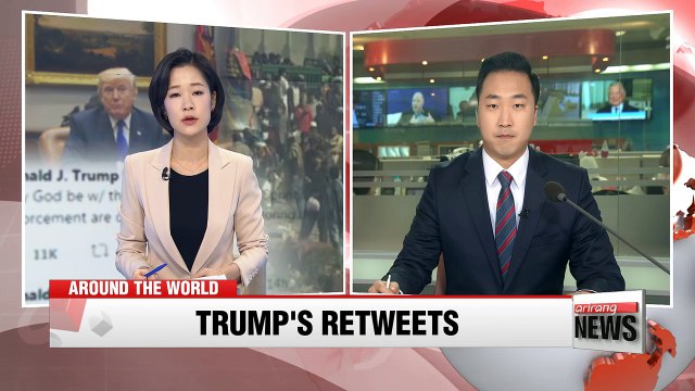 Trump retweets anti-Muslim videos, sparking outcry