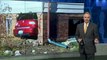 Woman Narrowly Avoids Injury After Car Crashes into Home