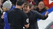 Conte apologises for red card