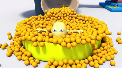 Learn colors with Baby and balls Wheels on the Bus School Songs Nursery Rhymes for Childrens play-NFwz1ABLmAc