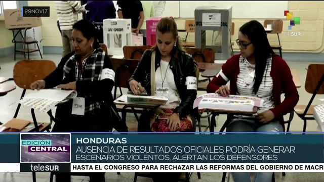 Honduras: critican dilación del TSE para dar resultados electorales