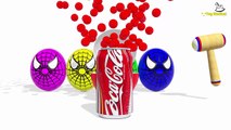 Learn Colors with Surprise Eggs Spiderman Colors Finger Family Song for Children-pWTHhlhV6JE