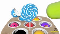 Learn Colors with Surprise Eggs Whac a Mole for Children Toddlers - Learn Colours For Kids-TRDHgHBHKw4