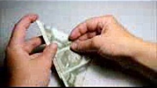 Big Money Flower Origami Tutorial Dollar Folded DIY Decoration No glue