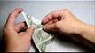 Big Money Flower Origami Tutorial Dollar Folded DIY Decoration No glue