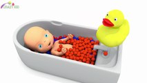 Learn colors with Baby & Balls Ducks Toys - Learning Colours Baby Doll In Balls Pit Show-fg1Pze2kgAI
