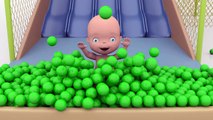 Learn colors with Baby & Balls Toys - Learning Colours Baby Doll In Balls Pit Show-qyiTkccN-Bw