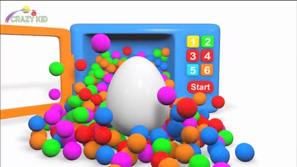 Learn colors with Microwave and Blender Suprise Eggs Colors with Balls Pit Show Vs Ducks For Kids-q0qKPfKc3Ww