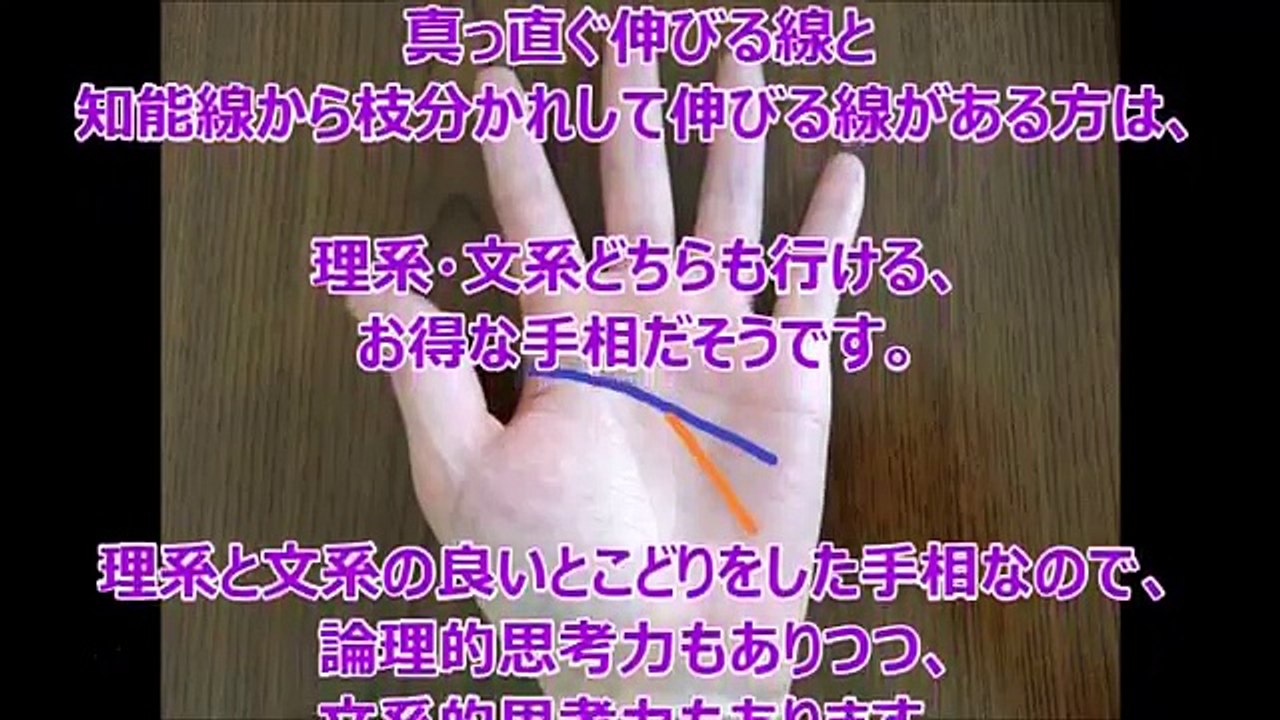 豆知識 手相だけ あなたが 理系 か 文系 か見極める方法が当たりすぎと大絶賛 Video Dailymotion