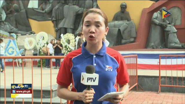 Pagdiriwang sa Ika-154 na araw ng kapanganakan ni Gat Andres Bonifacio sa Liwasang Bonifacio, simple at naging makabuluh
