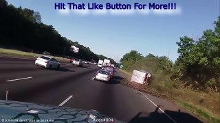 Semi Truck Horribly Rolls Over Off The Highway