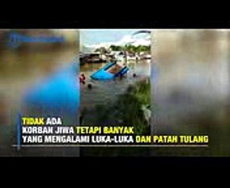 TRIBUN SUMSEL - Speedboat Mengalami Kecelakaan di Perairan Musi