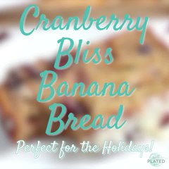 Cranberry Cream Cheese Banana Bread