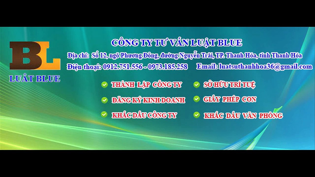 Tư vấn thành lập doanh nghiệp tại Thanh Hóa
