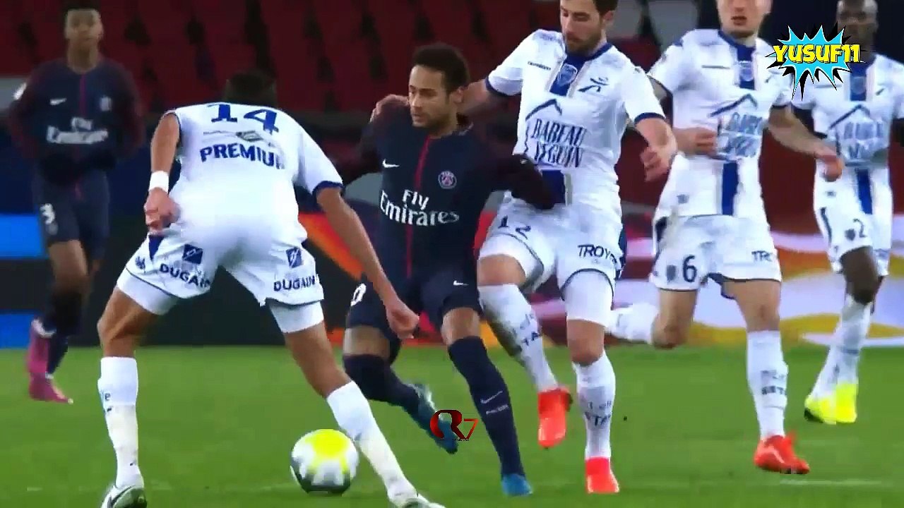 Neymar jr vs troyes individual highlight