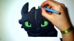 Step by step  - Toothless Drawing  (How To Train Your Dragon)-7-ozSoe27wE