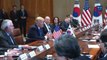 Security Meeting With President Trump and President of South Korea