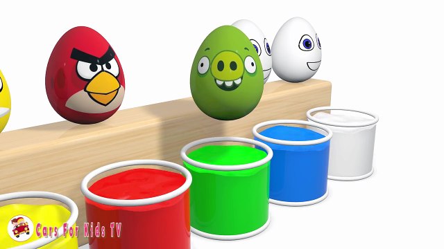 Learn Colors With Surprise Eggs Angry Birds for Children - Angry Birds Movie-oaEEDg71c24
