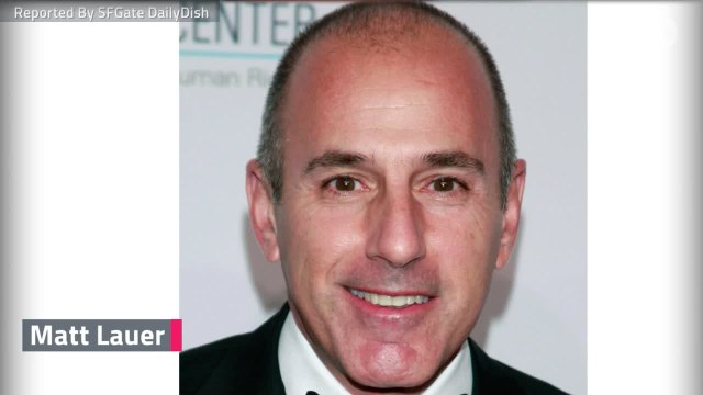 Some Celebrities Knew About Matt Lauer