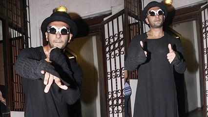Ranveer Singh In Rapper Look For Gully Boy Movie, Meets Fans Outside Shankar Mahadevan Studio