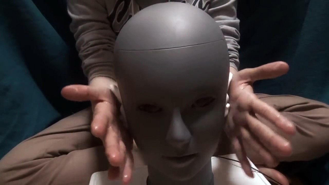 ASMR Ear Massage No talking (ASMR 귀 마사지 노토킹) / 찐득 찐득~ 새로운 더미랑 함께 놀자!