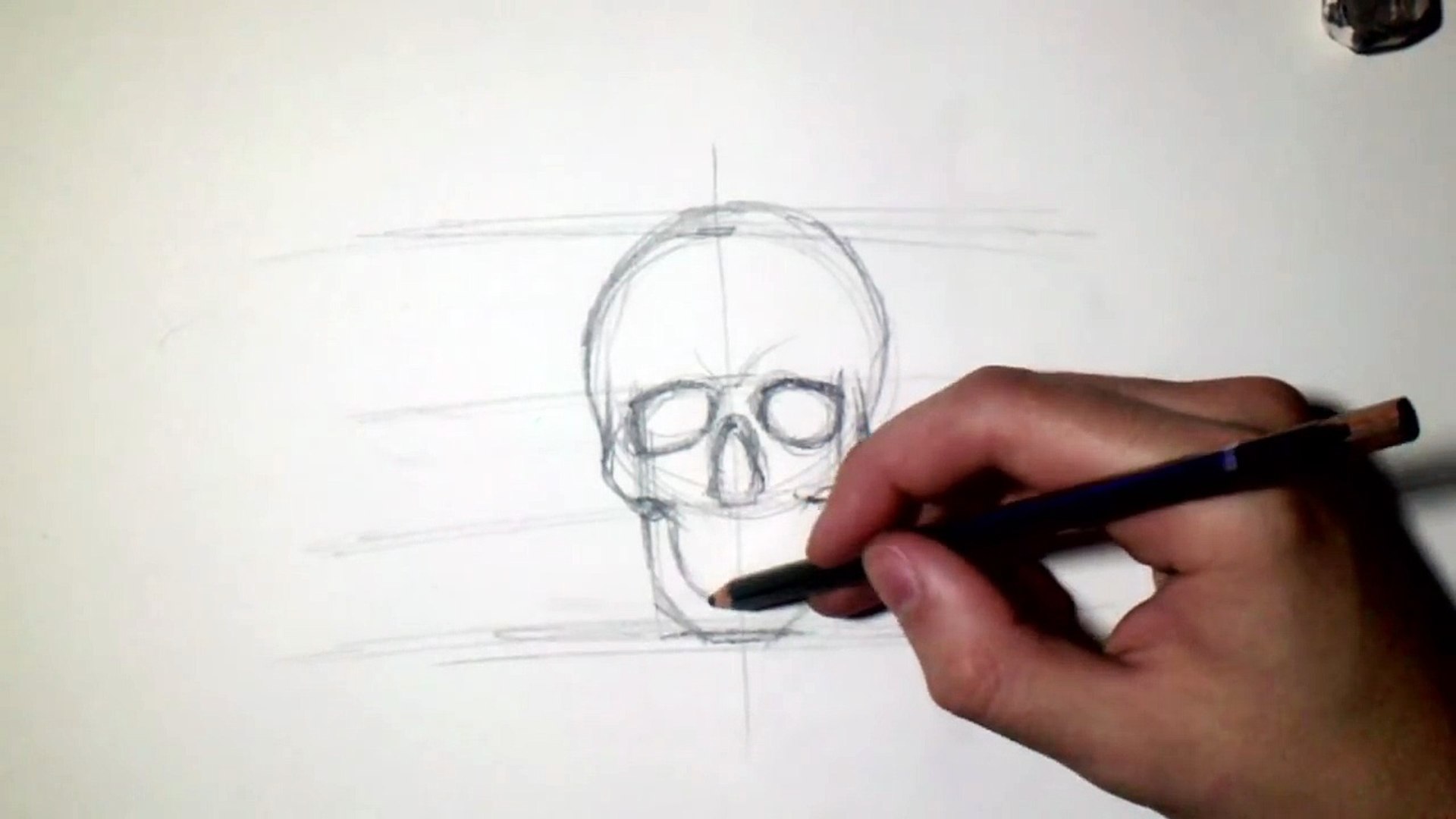 Comment dessiner une tête de mort [Tutoriel]-LRPft4HnrJE - Video Dailymotion