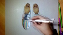 Drawing Crazy Shoes Hyperrealism art-SLtNRQipM1M