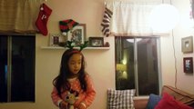 Cute 3 year old humorously explains meaning of Christmas... eventually