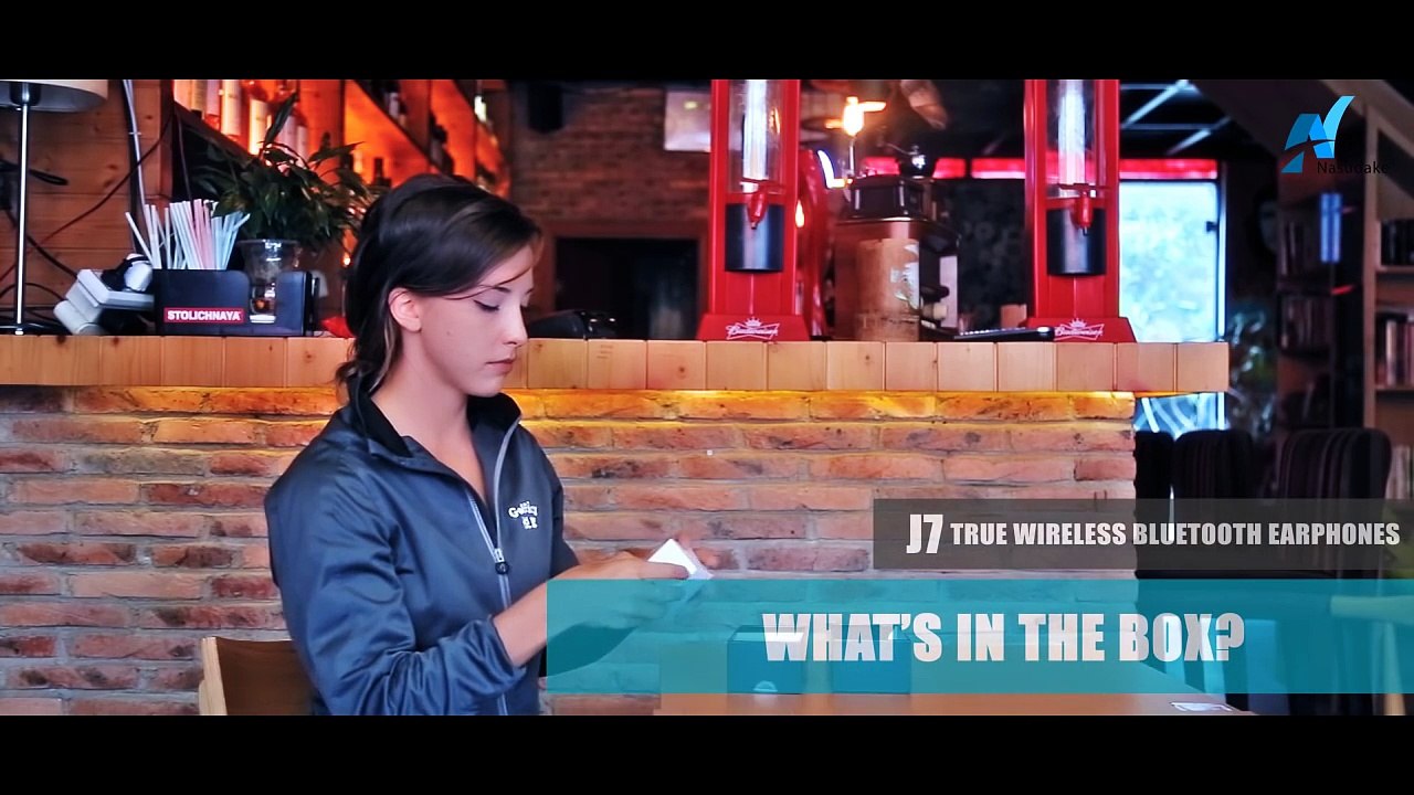 Nasudake True Wireless Bluetooth Headphones with Charging box for iPhone 7